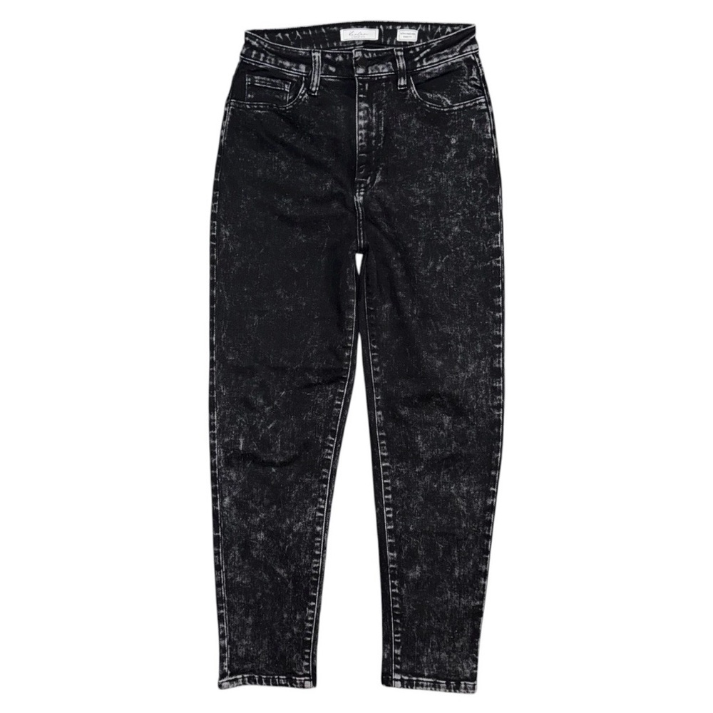 KanCan Ultra High Rise Baggy Fit Black Acid Wash Jeans Women’s Size 26 Stretch